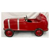 Early Carnival Kitty Car Red Steel Pedal Car