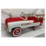 Professionally Restored Murray ‘Sad Face’ Fire Truck Pedal Car