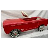 Ford Mustang Steel Pedal Car Replica in Red