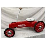 Restored Garton Speedster Pedal Car with Red Finish