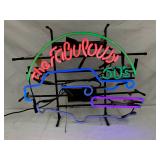 1950s-Inspired Four-Color Neon Sign Reading ‘The Fabulous 50’s’