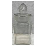 Glass Candy Jar with Clown Head Lid, 5 x 10 Inches