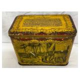 1LB. John A. Andrews & Co. ‘Our Triumph Brand’ Tea and Coffee Tin with ‘Boston Tea Party’ Design