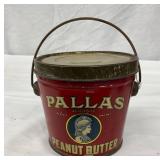 Pallas Brand 1-Pound Peanut Butter Tin by Ridenour Baker Grocery Co.