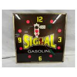 15-Inch Signal Gasoline Light-Up Advertising Clock