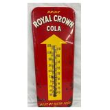 26-Inch Royal Crown Cola Metal Thermometer