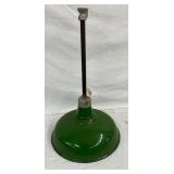 16-Inch Green Enamel Store Fixture with Metal Stem