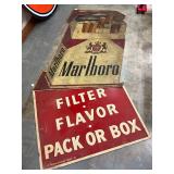 1958 Marlboro Two-Piece Metal Advertising Sign, 10 ft Tall