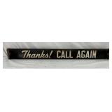 Embossed Metal Anderson’s Bread Door Push Sign, 29×3 Inches