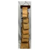 6 1/2×35 Early Hanging Bag Rack with Metal Clips