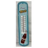Contemporary Hires Root Beer Sign Thermometer, 7 x 30 inches