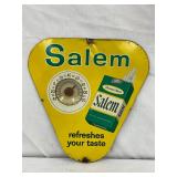 9“ x 10“ Salem Thermometer Advertising Sign with Menthol Cigarette Graphics