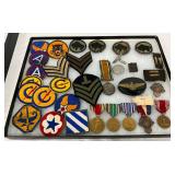 33 WW2 Era Medals, Patches, and Insignia 33 WW2 Era Medals, Patches, and Insignia