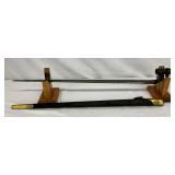 25in Bayonet with Metal Scabbard and Brass Tip 25in Bayonet with Metal Scabbard and Brass Tip