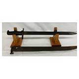 21-Inch WW2 Bayonet with Scabbard, Marked US 1905 S.A. 1919 21-Inch WW2 Bayonet with Scabbard, Marked US 1905 S.A. 1919