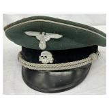 WWII German Officer’s Cap with Insignia WWII German Officer’s Cap with Insignia