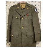 U.S. Military Dress Coat and Matching Pants with Insignia and Ribbons U.S. Military Dress Coat and Matching Pants with Insignia and Ribbons