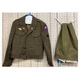 U.S. Military Uniform Jacket and Pants with Patches U.S. Military Uniform Jacket and Pants with Patches