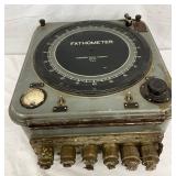 Submarine Fathometer by Submarine Signal Company, 16in x 9in Submarine Fathometer by Submarine Signal Company, 16in x 9in