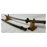 The blade shows a visible serial number ‘89448’ near the habaki. The blade shows a visible serial number ‘89448’ near the habaki.