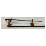 33-Inch U.S.M.C. Civil War Sword with Scabbard 33-Inch U.S.M.C. Civil War Sword with Scabbard