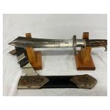 inscribed with ‘Arbeit adelt’ and a ricasso marked with ‘AWS’ and ‘Alexander Coppel Solingen. inscribed with ‘Arbeit adelt’ and a ricasso marked with ‘AWS’ and ‘Alexander Coppel Solingen.