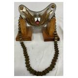 WWII German Reichskriegbund Gorget with Iron Cross Chain WWII German Reichskriegbund Gorget with Iron Cross Chain