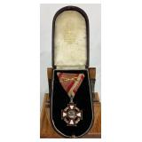 Early German WWII Merit Cross with Case by Maker J. Knauer Early German WWII Merit Cross with Case by Maker J. Knauer