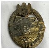 German WW2 Bronze Panzer Assault Badge German WW2 Bronze Panzer Assault Badge
