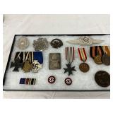 13 Total WWII German Medals with Badges and Decorations 13 Total WWII German Medals with Badges and Decorations