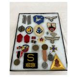 26 WW2 German and Miscellaneous Items Including Medals, Patches, and Insignia 26 WW2 German and Miscellaneous Items Including Medals, Patches, and Insignia