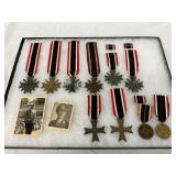 12 German WWII Medals and Awards with Photographs 12 German WWII Medals and Awards with Photographs