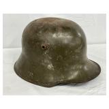 Early World War II Steel Helmet with Partial Liner Early World War II Steel Helmet with Partial Liner