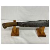 17-Inch U.S. Marine Machete with Wooden Handle 17-Inch U.S. Marine Machete with Wooden Handle