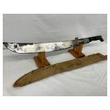 27-Inch U.S. Military Machete with Canvas Sheath 27-Inch U.S. Military Machete with Canvas Sheath