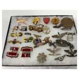 26 Assorted WW2 Military Medals and Insignias 26 Assorted WW2 Military Medals and Insignias