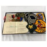 WWII Military Insignia, Documents, and Ephemera Lot (16 Items) WWII Military Insignia, Documents, and Ephemera Lot (16 Items)