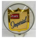 13in. Atlantic Imperial Solid Glass Gas Pump Globe 