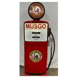 Gilbarco Model 1006D18 Gas Pump Featuring Musgo Graphics
