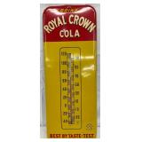 Royal Crown Cola Metal Thermometer, 10 x 25 1/2 Inches