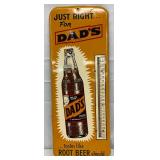 10x 25 1/2  Dad’s Root Beer Metal Thermometer