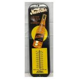 Nesbitt’s Metal Thermometer by Weger Mfg.  6 x 22 Inches