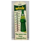 Emb. Wink Thermometer with Bottle Graphic, 9in x 27in