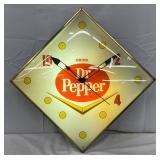23in. Dr Pepper Pam Lighted Diamond Clock