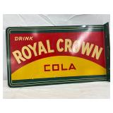 Royal Crown Cola DS Flange Sign, 18×11 Inches