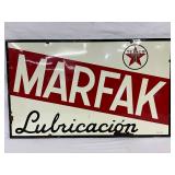 30x18 Texaco Marfak Lubricacion Sign