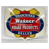36x30 Emb. Metal Wagner Automotive Brake Products Dealer Sign