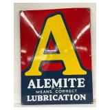 SSP Porc. Alemite Lubrication Sign 30×40 
