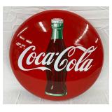 24in. Coca-Cola Advertising Button with Bottle Graphic