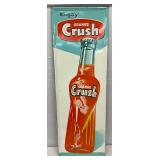 54×18 Orange Crush Vertical Sign with Bottle Design